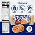 thumbnail image 4 of Lender's Original Plain Bagels, 6 count, Pre-sliced Refrigerated Bagels, 17.1 oz Bag, 4 of 8