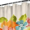 thumbnail image 3 of Pioneer Colorful Floral Shower Curtain for Bathroom Home Decor Bathtubs Waterproof Fabric Curtain with 7 Hooks 36x72in, 3 of 6