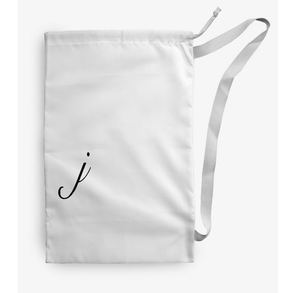 Simply Daisy Modern Monogram 28 x 36 inch j Laundry Bag