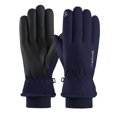 thumbnail image 1 of Breezora Heavy Duty Winter Gloves Thermal Windproof Protection for Cold Weather Commuting Motorcycle Riding and Outdoor Snow Sports Blue, 1 of 6