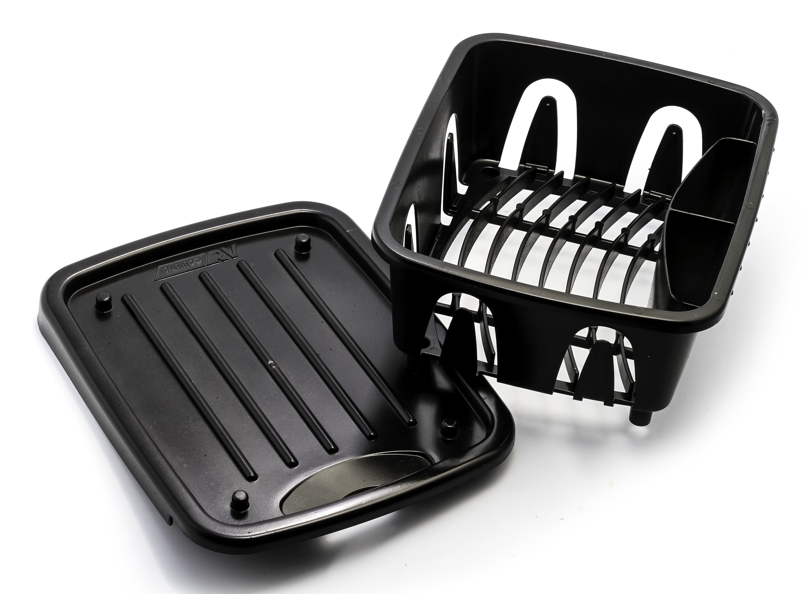 Mini Dish Drainer & Tray, Black (Eng/Fr)