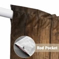 thumbnail image 4 of Red Wines Swag Valances for Windows, Kitchen Window Curtains Over Sink, Champagne Grapes Galsses Country Wooden Plank Window Treatment Curtains for Living Room/Bedroom Curtains 2 Panel Sets 36"x45", 4 of 8