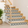 thumbnail image 4 of Mi Alma Black Beige Floral Peel & Stick Tiles - Vinyl Backsplash 8x8, 4 of 10