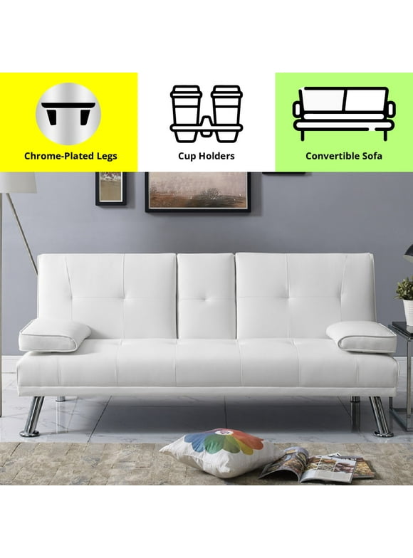 Faux Leather Futons in Futons