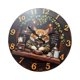 thumbnail image 2 of Reloj de pared colgante con diseño de gato, decorativo, sin tictac, creativo y estético. SX2 20 cm, 2 of 9