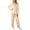 H70 Beige, variant on SJLDQY Women's Pajamas Sets Floral Print Button Down Long Sleeve Tops and Pants Pj Sets for Women Soft 2 Piece Sleepwear