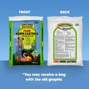 Wiggle Worm 100% Pure Organic Mineral-Dense Worm Castings Fertilizer, 15lbs, 4 Pack - Improves Soil Fertility and Aeration for Growing Better Houseplants, Vegetables, and More