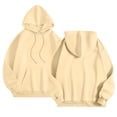thumbnail image 4 of Nestiefly Oversized Hoodies for Women 2026 Winter Jackets Clothing Y2K Cute Crewneck Sweatshirts Pullover Fashion Tops Beige L, 4 of 6