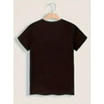 thumbnail image 2 of Short Sleeve Graphic Print T-shirt, Crew Neck Casual Top for Summer & Spring, Women's Clothing, 2 of 6