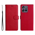 thumbnail image 1 of Wallet Case for Motorola Edge 50 Neo Flip Cover with Card Slots, Magnetic Stand & Strap Red, 1 of 7