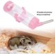 thumbnail image 3 of Botella de agua automática antigoteo para hámsteres, dispensador de agua colgante para animales pequeños, cobayas, ratas, conejos, jerbos enanos, chinchillas (rosa, 250 ml), 3 of 5