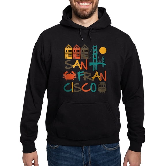 CafePress - San Francisco Hoodie (Dark) - Pullover Hoodie, Classic, Comfortable Hooded Sweatshirt