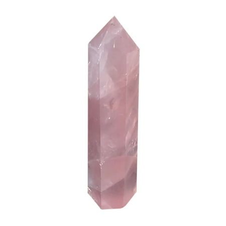 

bvgfsahne Natural Pink 4050mm Crystal Rock Quartz Point Wand Home Decor