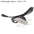 thumbnail image 2 of Chair Switch Controller Hand Controller Electric Recliner Chair Sofa Lifting 2 Button Hand Switch with Dual USB, 2 of 6