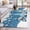 Blue, variant on Hallway Runner Rug 2x6 Ft, Fall Pumpkins Non Slip Area Rugs for Entryway, Thanksgiving Maple Autumn Leaf Farmhouse Plaid Washable Low Pile Accent Carpet for Indoor Corridor Laundry Kitchen Bedside