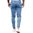 thumbnail image 2 of Solid Color Men Casual Pencil Pants Long Trousers, 2 of 4