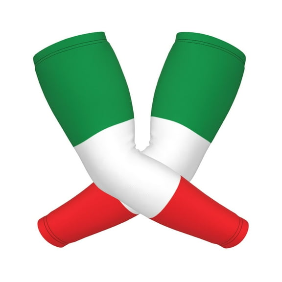 Italian Flag Arm Sleeves For Men And Women Compression Sun Protection Tattoo Cover Up Baseball Basketball Running