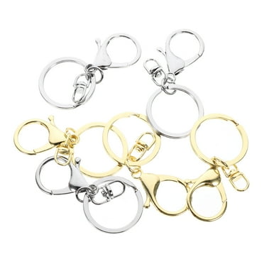 6pcs Creative Keychain Jewelry Zinc Alloy Key Chain Accessories for DIY Projects
