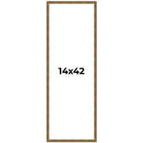 14x42 Frame Gold Kingsley Distressed Solid Wood Picture Frame Width 0.75 Inches | Interior Frame