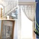 thumbnail image 5 of Tapiz de pared de macramé, tapiz tejido, decoración de pared bohemia para divisor de habitación, ventana, cortina de puerta, boda, fondo del hogar, 100x200cm, 5 of 5