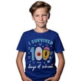 thumbnail image 2 of UACY 100 Days of School Shirt for Kids Boys Girls Funny 100th Day of School Toddler Graphic Short Sleeve T-Shirt, 2 of 6