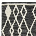 thumbnail image 2 of SAFAVIEH Micro-Loop Donella Geometric Aztec Wool Area Rug, Charcoal/Ivory, 5' x 8', 2 of 4