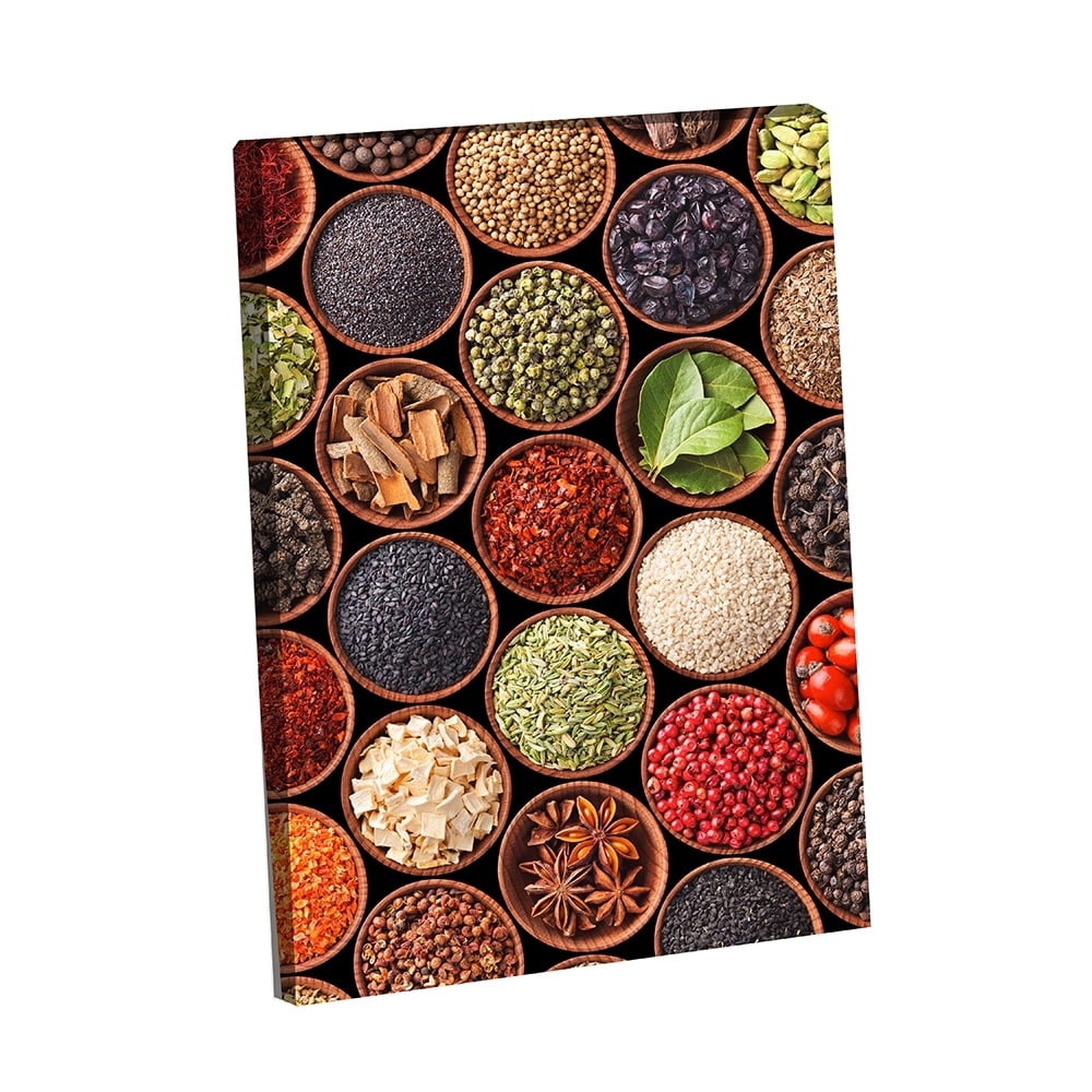 Colorful Spices Photgraphy- 14"x14" Canvas Artwork 20 x 30