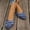 #122-Blue, variant on Wowcloth Women's Round Toe Flat Shoes – Low-Cut Slip-On with Denim Decorations and Versatile Design for Casual Fashion Wear