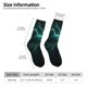 thumbnail image 2 of Fotbe Green Lightning Flash Calcetas Largas con Estampado para Hombre y Mujer – Calcetas de Compresión Transpirables y Elásticas, Viajar y Uso Diario Talla 5-11, 2 of 6