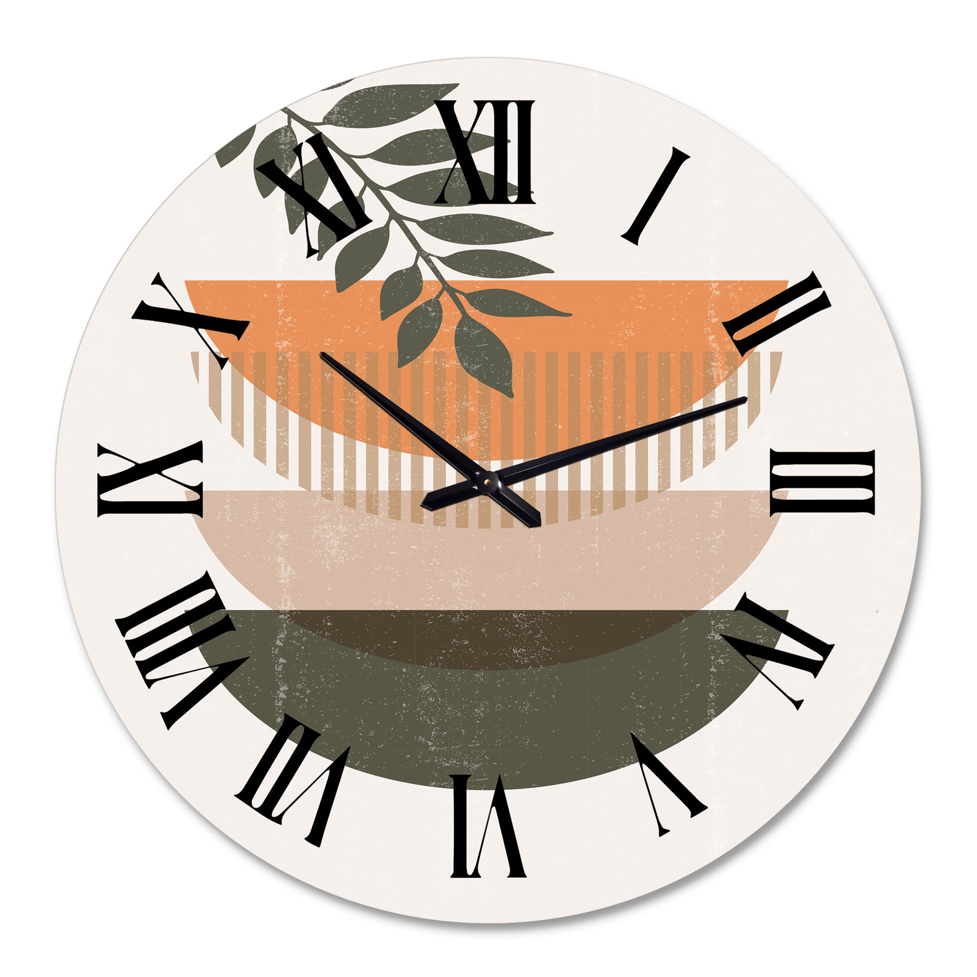 Designart 1 in Modern,Contemporary Wall Clock