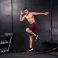 thumbnail image 3 of Men Quick Drying Training Fitness Compression Gym Shorts Running Shorts Gym Mens Sport Shorts Black XXL, 3 of 12