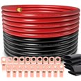 thumbnail image 1 of Cable automotriz de aluminio revestido de cobre calibre 1/0 con lengüetas y tubo, 1 of 8
