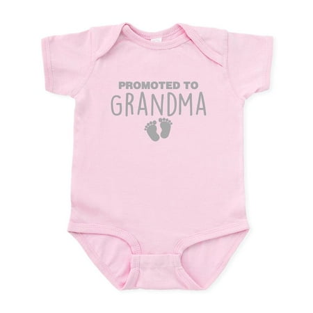

CafePress - Promoted To Grandma Body Suit - Baby Light Bodysuit Size Newborn - 24 Months