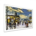 thumbnail image 2 of Designart Paris In Christmas Winter I Traditional Framed Wall Art, 2 of 4