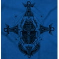 thumbnail image 2 of Scarab Ankh Ancient Egyptian Symbols Plus Size Crewneck Graphic Tee Shirt Brisco Brands 2X, 2 of 3