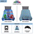 thumbnail image 4 of PJ Masks Kids Bedding Soft Microfiber Reversible Comforter, Twin/Full 72" x 86", Blue, 4 of 4