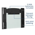 thumbnail image 5 of Health o meter Extra Wide Digital Scale, 440 lbs Capacity, Backlit LCD Display, Glass Platform, Silver, 5 of 8