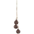 thumbnail image 5 of Northlight Cascading Christmas Jingle Bell Ornaments - 13.5" - Brown - Set of 2, 5 of 6