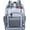 Gray, variant on ® Clear Backpack - See-Through PVC Bookbags Stadium Approved Waterproof Backpack