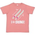 thumbnail image 3 of Inktastic Skier I Love Skiing Girls Toddler T-Shirt, 3 of 5