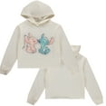 thumbnail image 3 of Disney Lilo & Stitch Girls Hoodie - Stitch Skimmer Pull Over Hoodie- Little and Big Girl Sizes 4-16 Ivory, 3 of 5