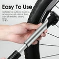 thumbnail image 4 of BESTSKY 1Pc Mini Bike Pump Aluminum Alloy Bicycles Hand Air Pump Tire Inflator MTB Pump, 4 of 4