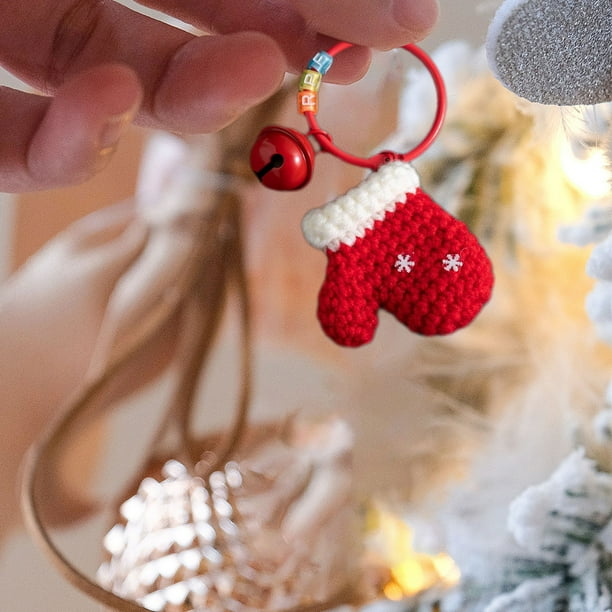 Muñecas de tela, adornos navideños, hilo navideño, llavero tejido a ganchillo, colgante de decoración navideña, regalo de Navidad, decoraciones de Halloween, decoración de otoño, decoración del hogar,