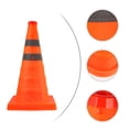 thumbnail image 3 of 2pcs Collapsible Traffic Cones Foldable Parking Cones Reflective Safety Cones, 3 of 8