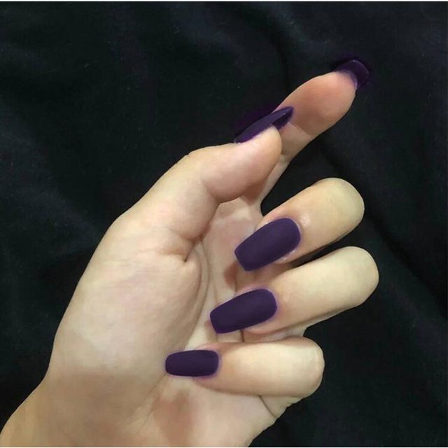 24 Piezas De Uñas Postizas/Congeladas Acrílicas Impermeables/Pegatinas Falsas
