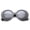 Black / Smoke, variant on sunglassLA Unisex Womens High Fashion Glam Chunky Round Oversize Sunglasses (Orange-Tortoise / Amber) - 50mm