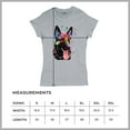 thumbnail image 5 of Tee Hunt Dean Russo German Shepherd T-Shirt Colorful Dog Best Friend Women's T-Shirt Tee, Gray, Large, 5 of 5