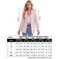 thumbnail image 5 of Yesfashion Blazer For Women Long Sleeve Open Front Casual Single Breasted Office Blazer With Pockets, 5 of 5