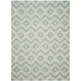 thumbnail image 4 of SAFAVIEH Courtyard Clark Chevron Indoor/Outdoor Area Rug, Grey/Blue, 5'3" x 7'7", 4 of 10