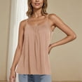 thumbnail image 2 of JGTDBPO Camisole Tops for Women ice silk Tank Tops Rund Neck Loose Spaghetti Strap Blouses Summer Casual Sleeveless Shirts Underwear Pajama, 2 of 7